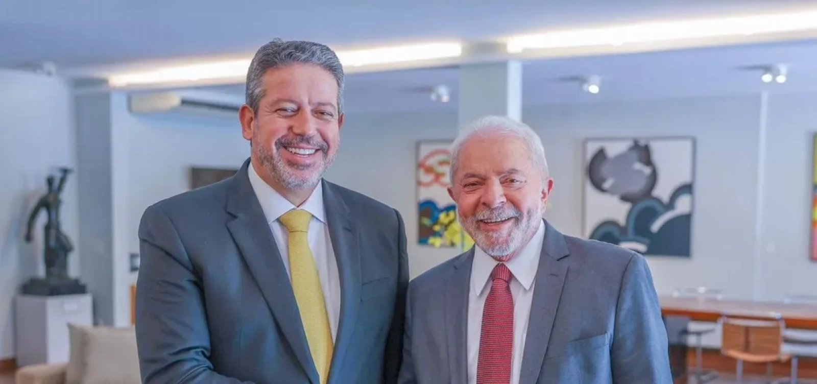 Arthur Lira tem reunião privada com presidente Lula 
