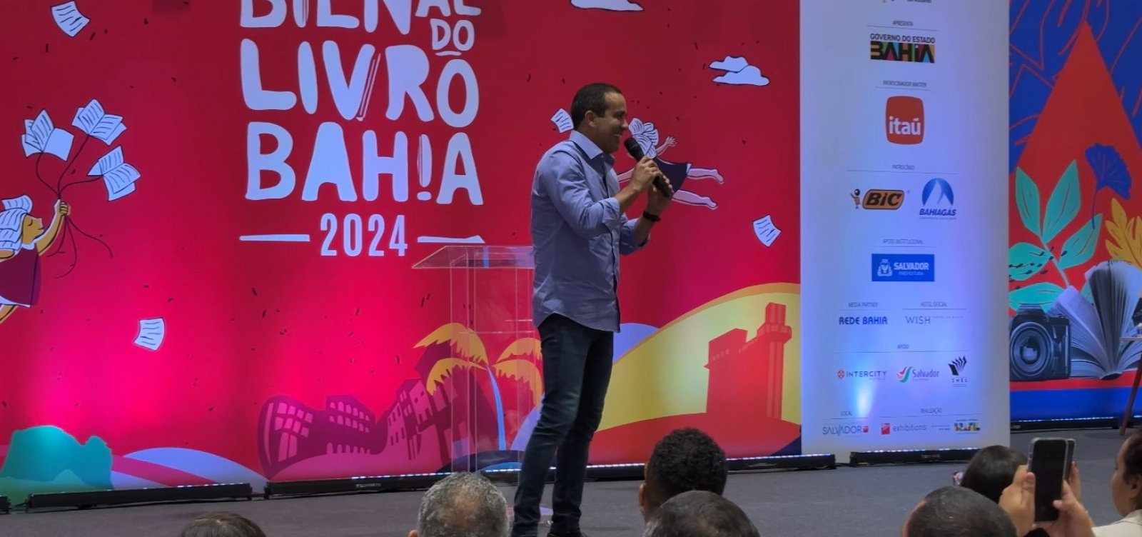 Bruno Reis participa de abertura da Bienal do Livro 2024: "Salvador será o palco principal do Brasil para a literatura"
