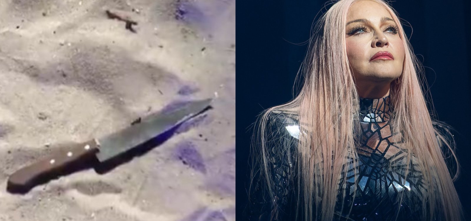 Operação para show de Madonna encontra facas escondidas na faixa de areia de Copacabana 