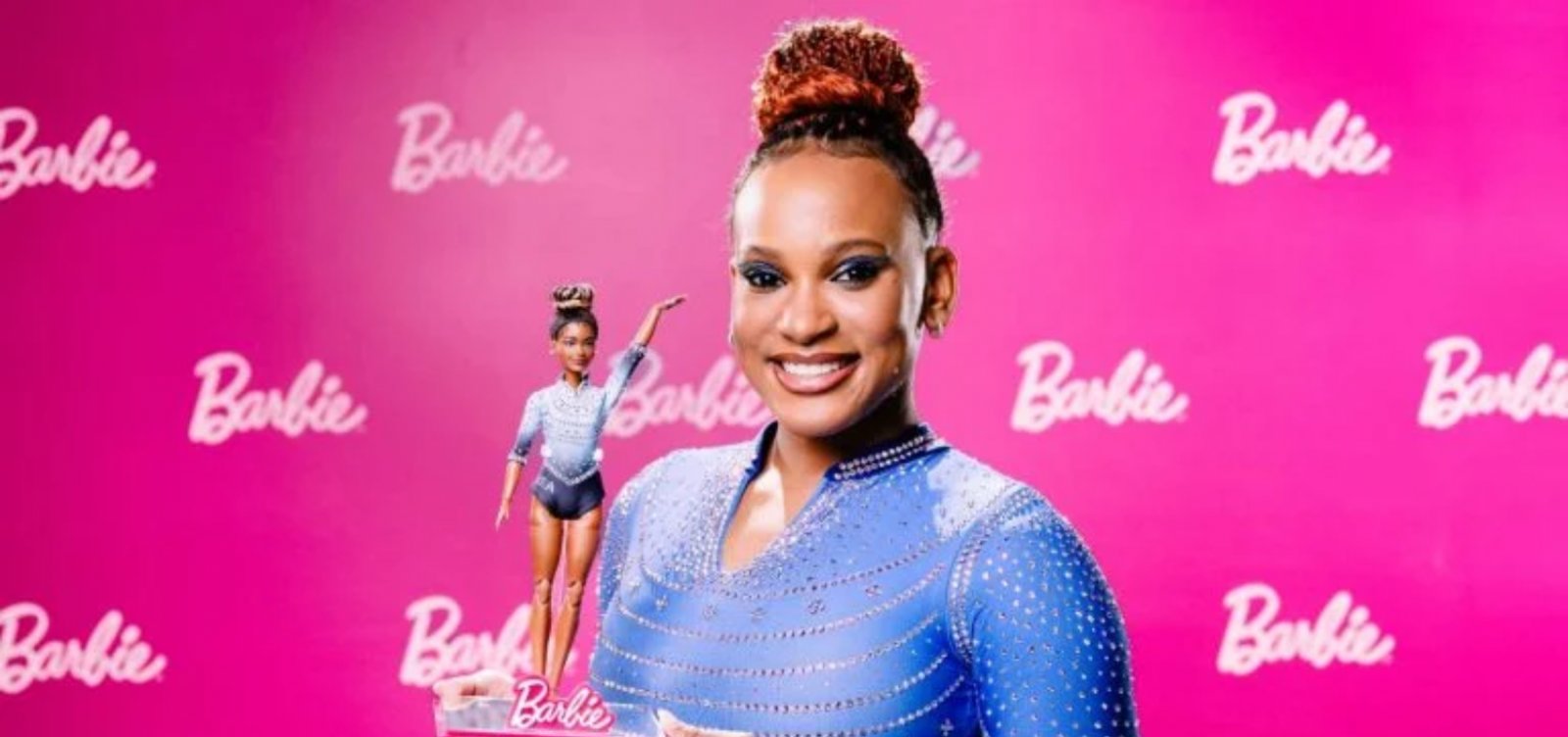 Rebeca Andrade ganha versão personalizada da Barbie em edição especial dedicada as “atletas inspiradoras”