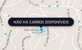Após ameaças da Prefeitura, motoristas do Uber 'somem' no primeiro dia