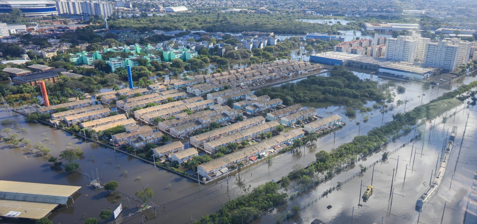 Com previs&atilde;o de queda, n&iacute;vel do Gua&iacute;ba segue abaixo dos 4 metros