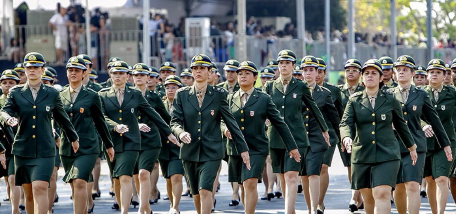 Mulheres ocupam apenas 10% do efetivo das Forças Armadas Brasileira 