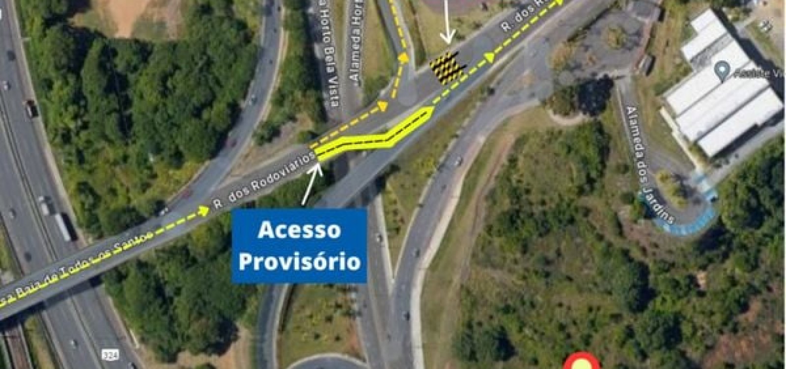 Ladeira do Cabula é interditada para implantação de viaduto 