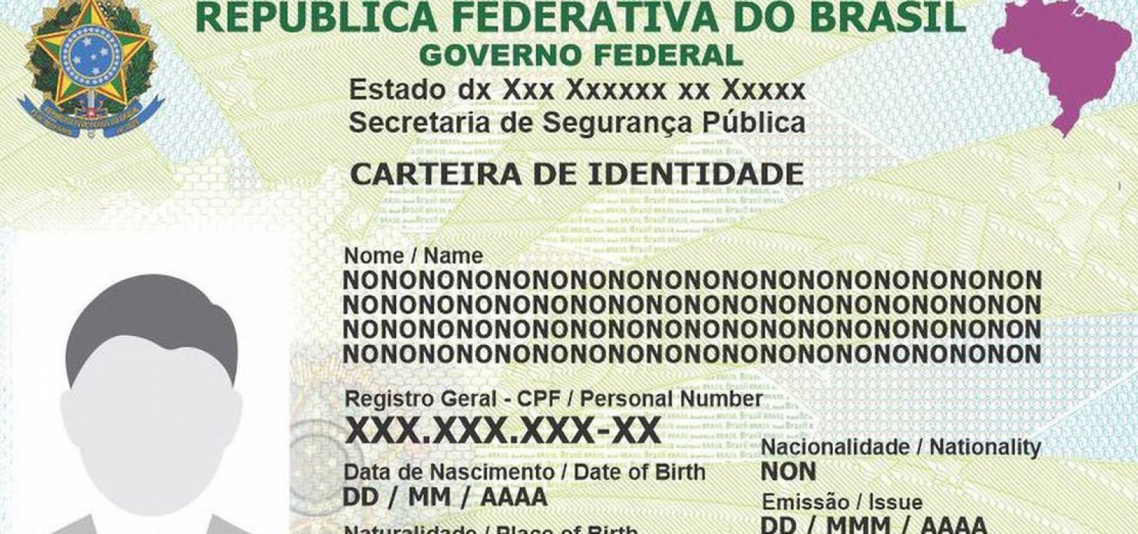 8 milhões de brasileiros já emitiram a nova carteira de identidade; Bahia ainda não emite o documento