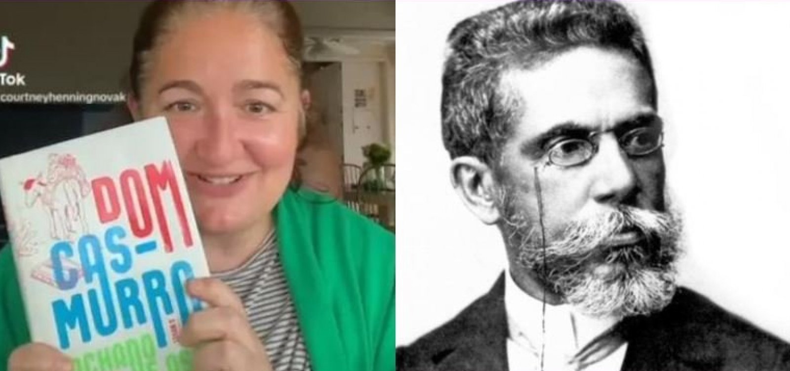 Tiktoker americana que leu “Memórias Póstumas de Brás Cubas” agora viraliza com "Dom Casmurro"
