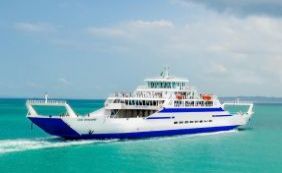 Movimento tranquilo no Ferry Boat na tarde deste sábado