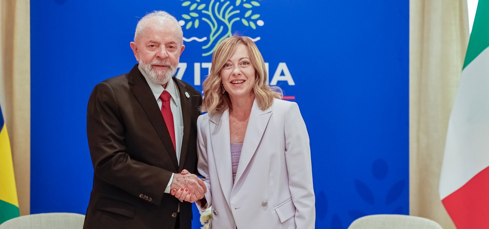 Lula se reúne com primeira-ministra italiana da extrema direita no G7