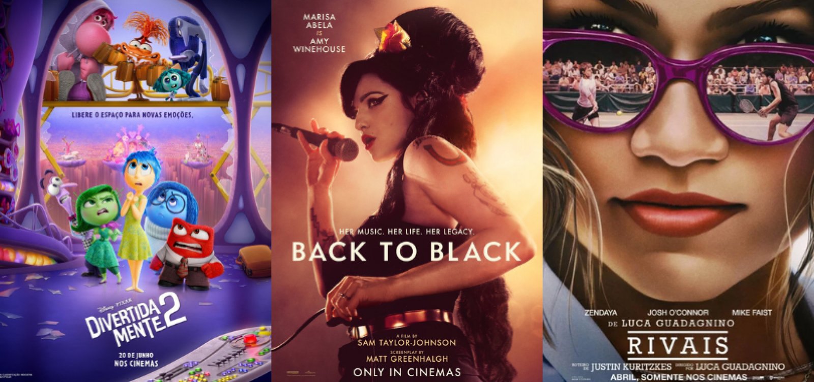 Divertidamente 2, Back to Black e Rivais; confira a programação do Circuito Sala de Arte de Salvador