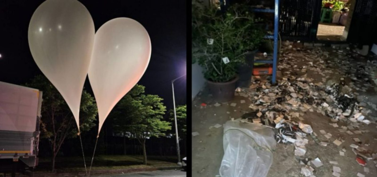 Coreia do Sul afirma ter encontrado parasitas de fezes humanas em balões de lixo enviados pelo Norte