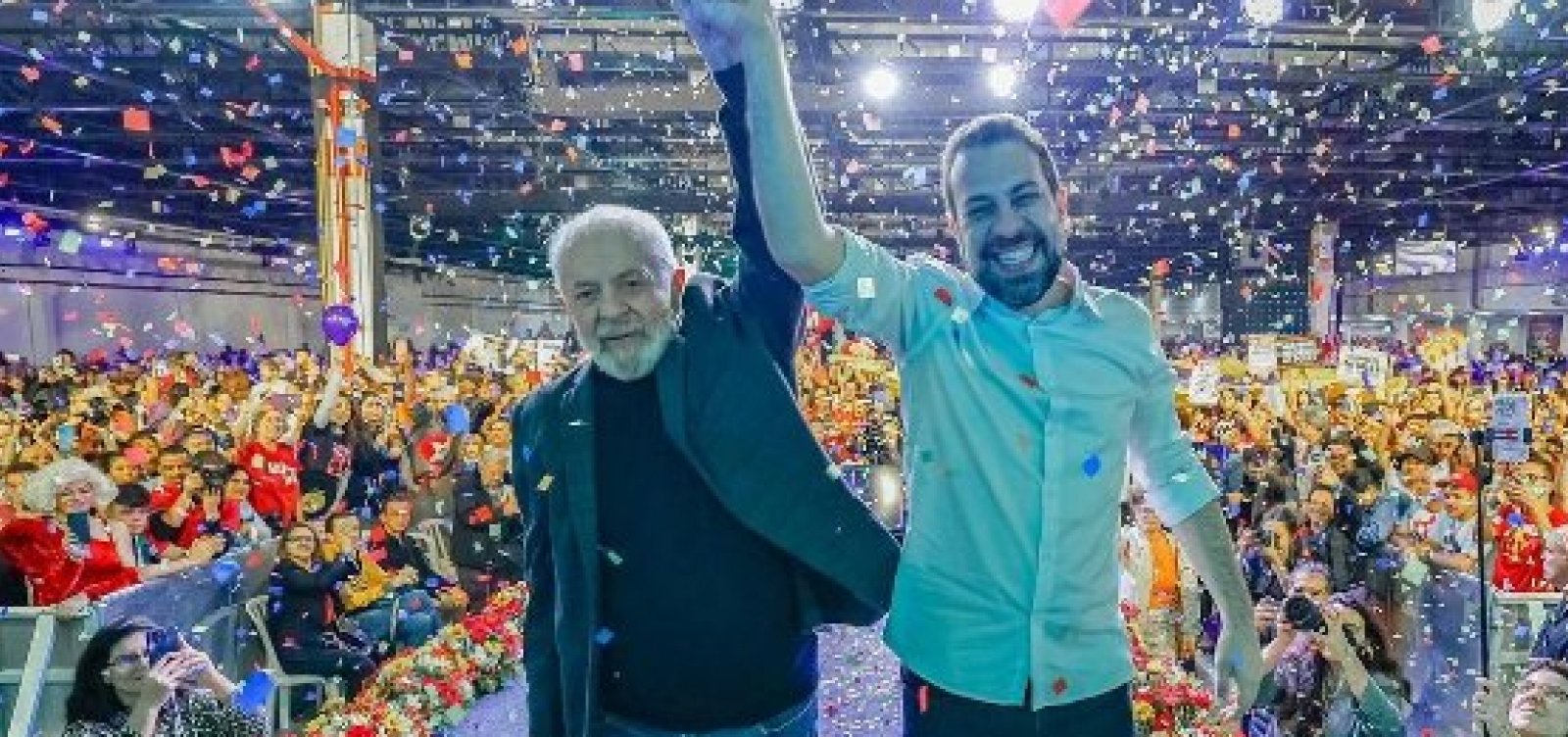 Boulos lança candidatura à eleição paulistana em evento com Lula 