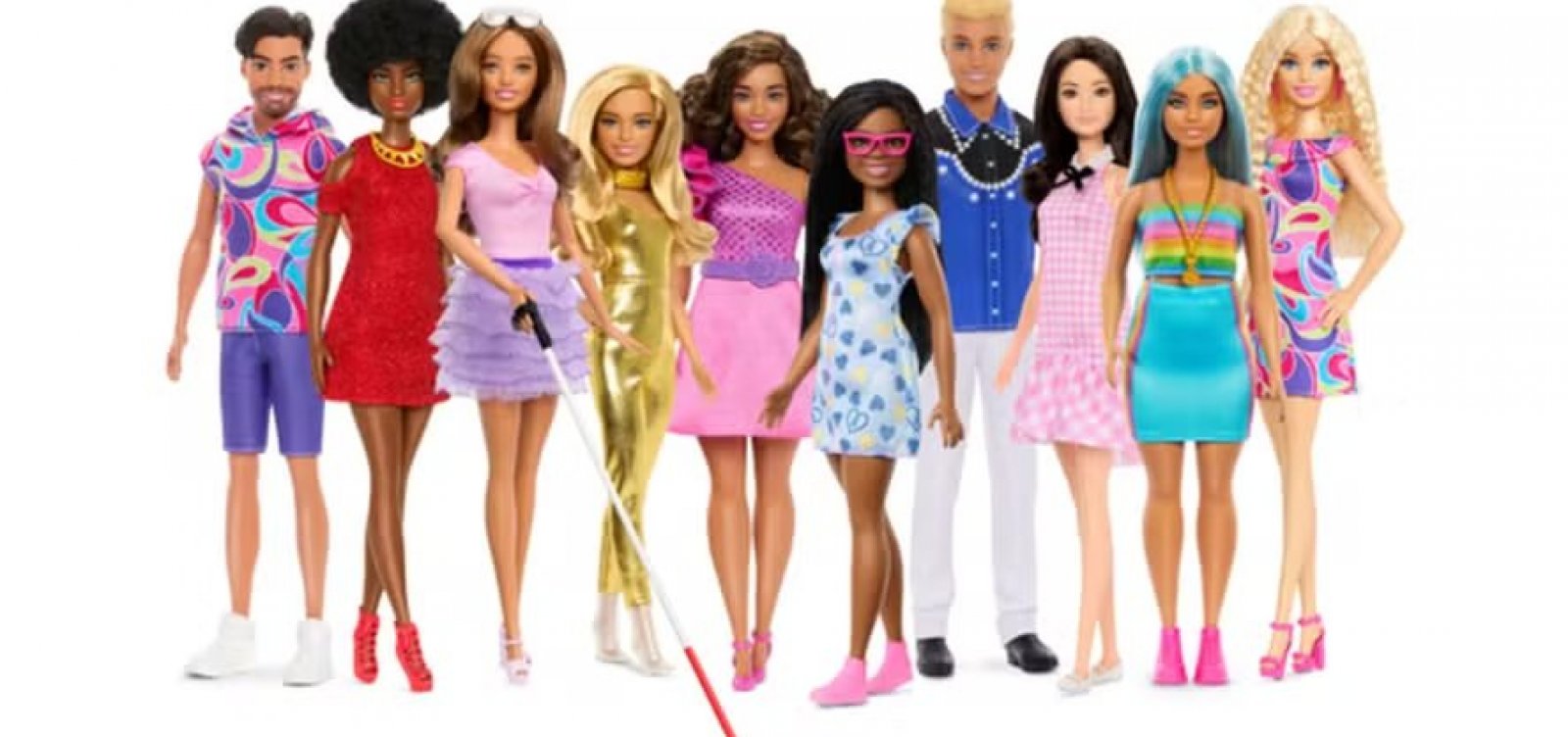 Mattel lança Barbie cega e Barbie negra com síndrome de Down no mês do Orgulho das Pessoas com Deficiência