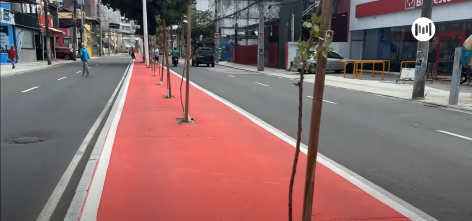 Repórter Metropole: Ciclistas enfrentam dificuldades ao dividir ciclofaixa com árvores e postes no Rio Vermelho 