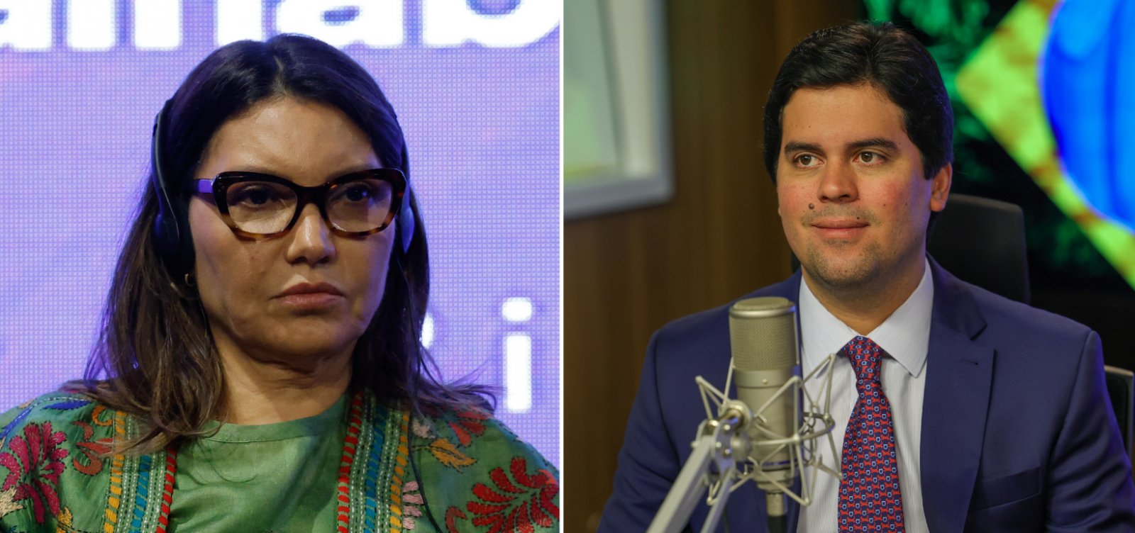 Janja e ministro do Esporte participam da cerimônia de abertura dos Jogos Olímpicos