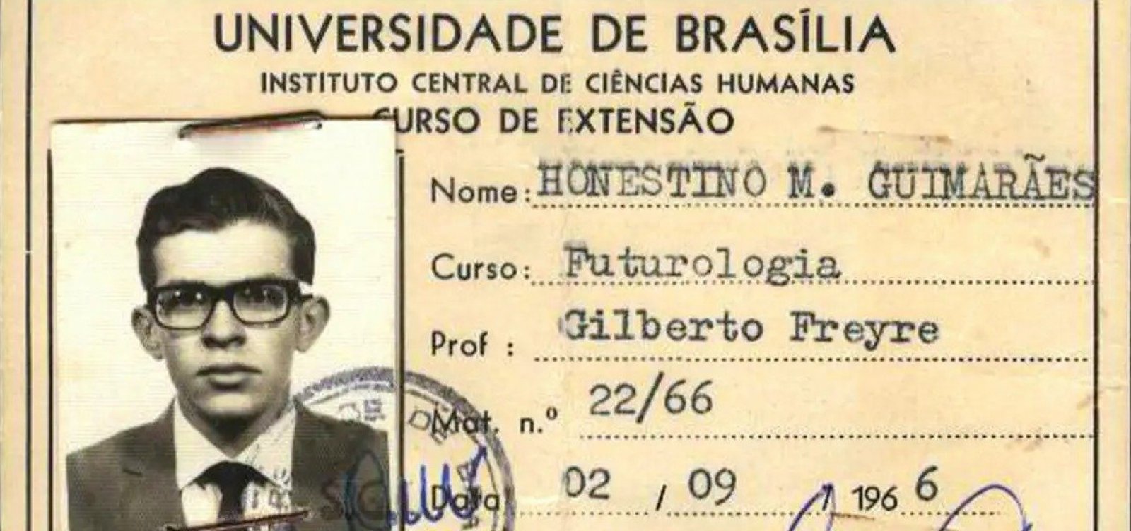UnB concede diploma post mortem a Honestino Guimarães, estudante morto na ditadura