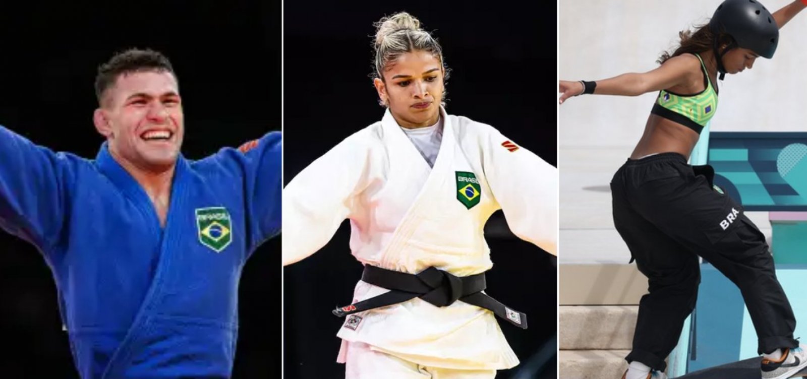 William Lima, Larissa Pimenta e Rayssa Leal garantem medalhas nas Olimpíadas