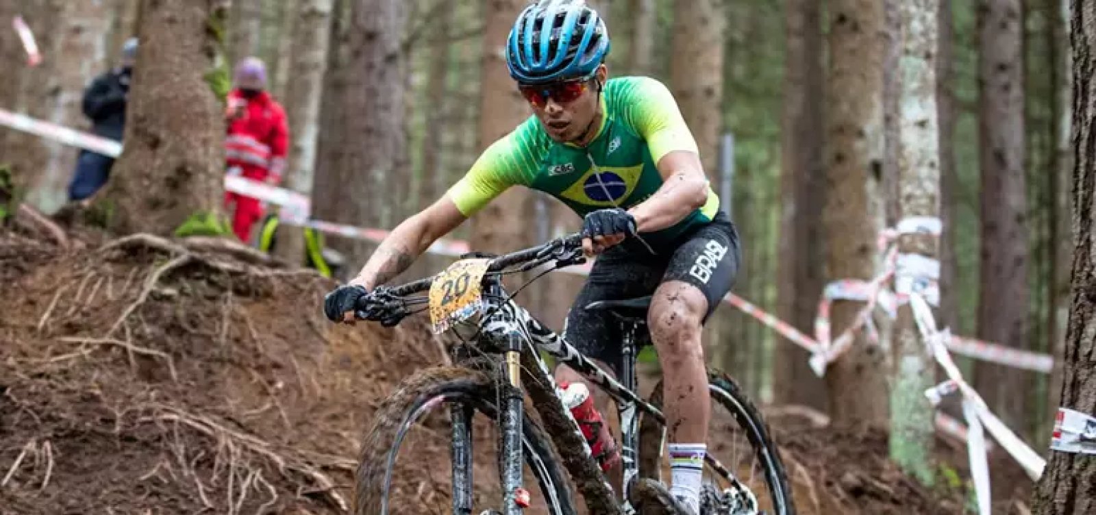 Baiano Ulan Galinski fica na 21ª posição em mountain bike na Olimpíada