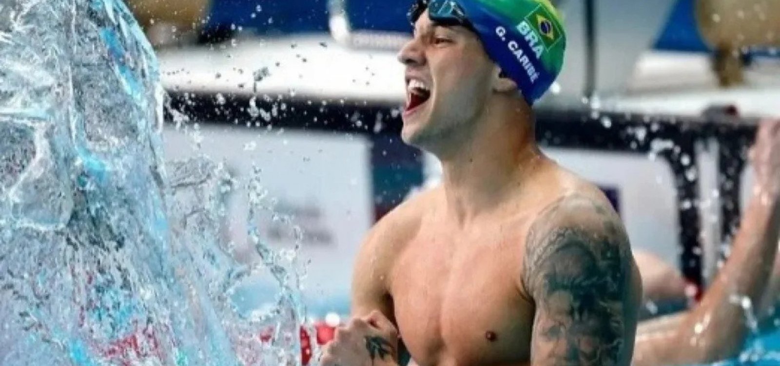 Baiano Guilherme Caribé avança para as semifinais dos 100m livre