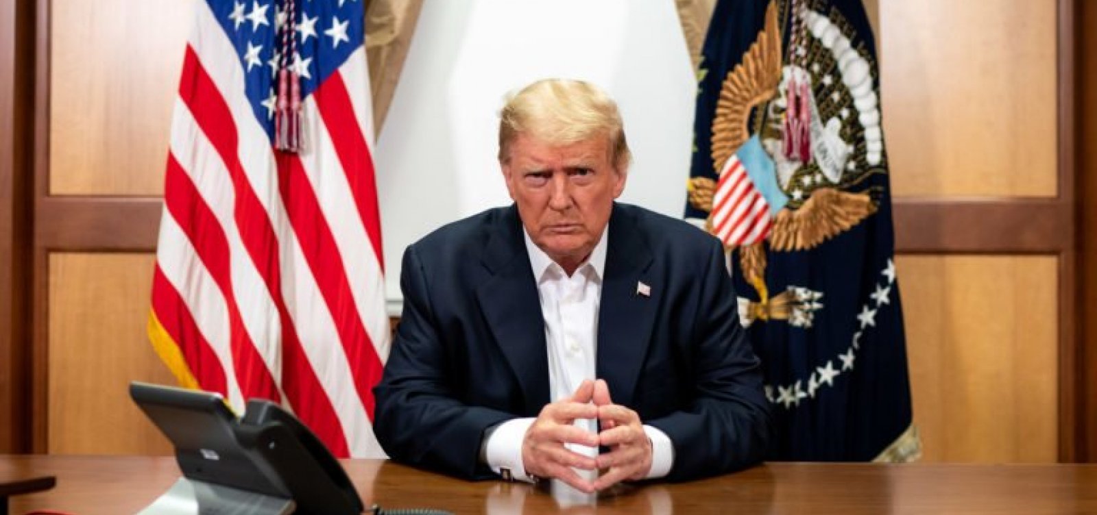 Trump diz que Kamala não é inteligente e que Biden foi roubado da reeleição