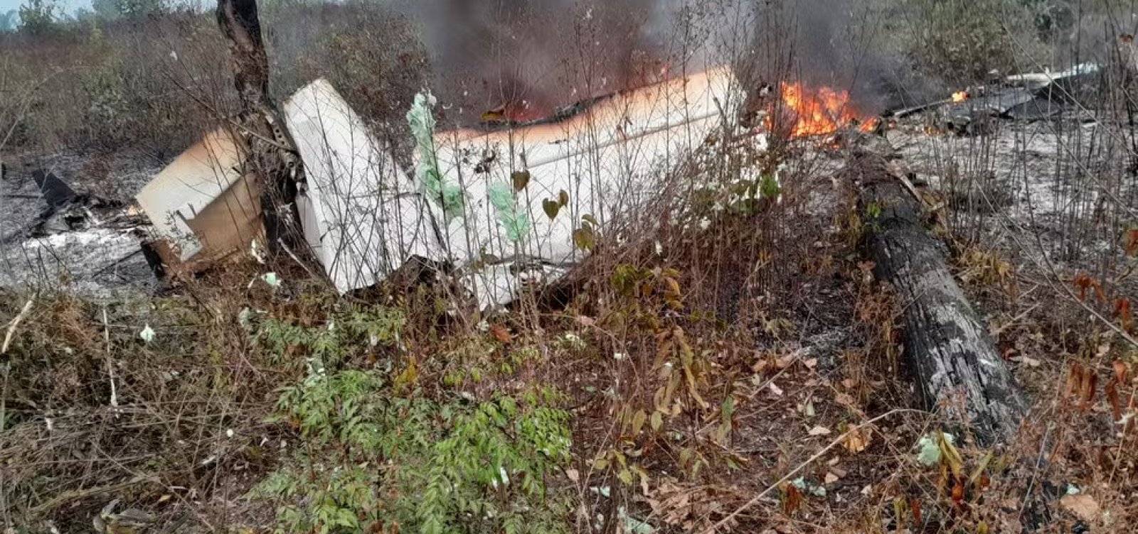 Avião de pequeno porte cai em fazenda no MT e deixa 5 pessoas mortas