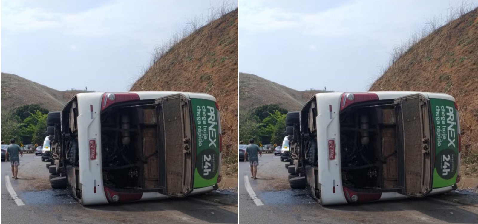 Ônibus com time de futebol americano tomba e mata três pessoas no RJ