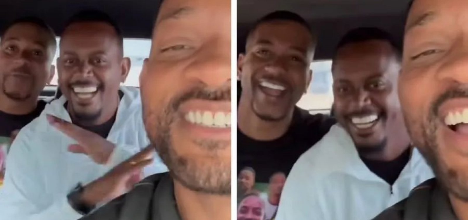 Will Smith encontra sósia, o famoso Will Baiano, após apresentação no Rock in Rio