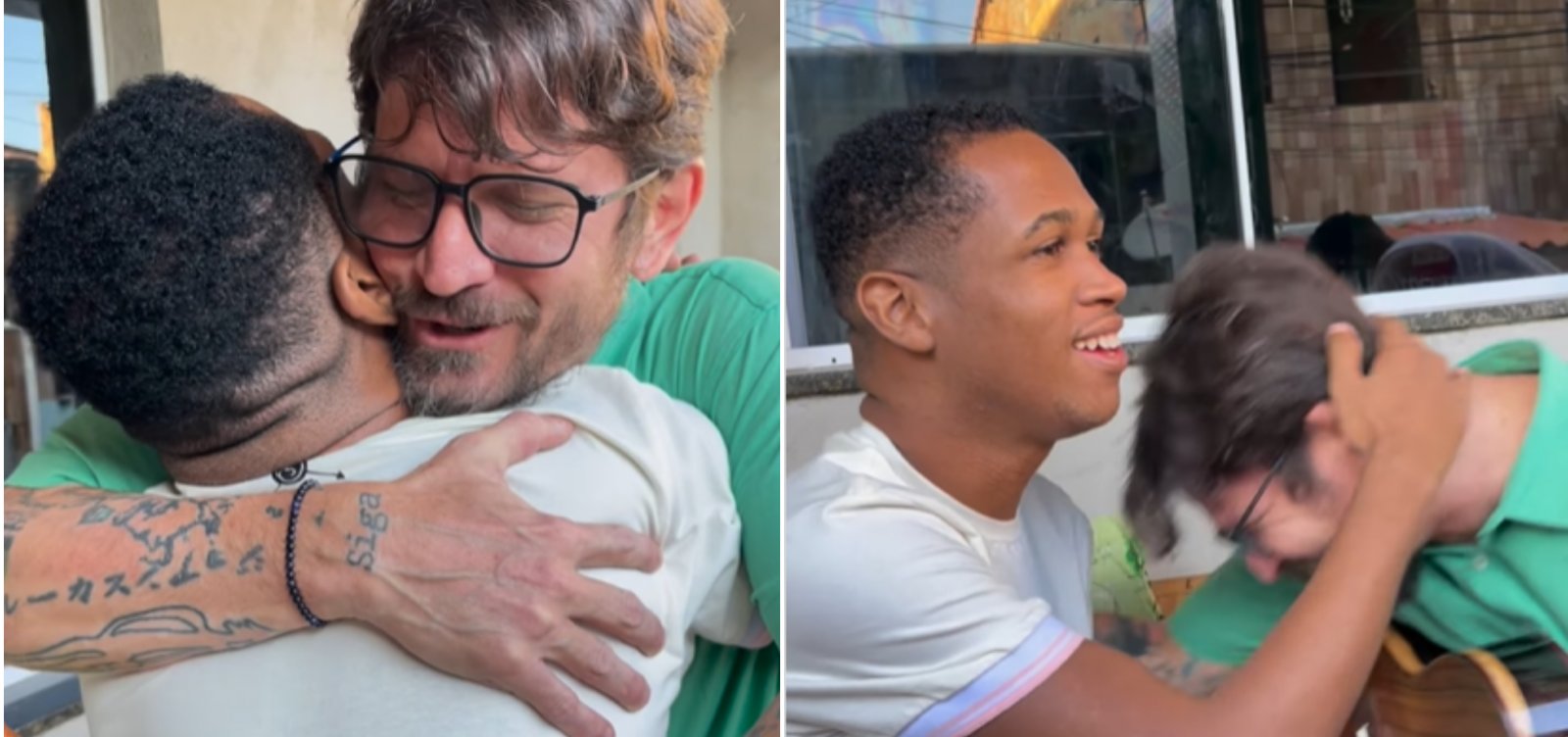 Saulo Fernandes faz surpresa para o influencer Gabriel Randal