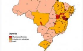 IBGE divulga mapa que altera limites em 113 municípios baianos