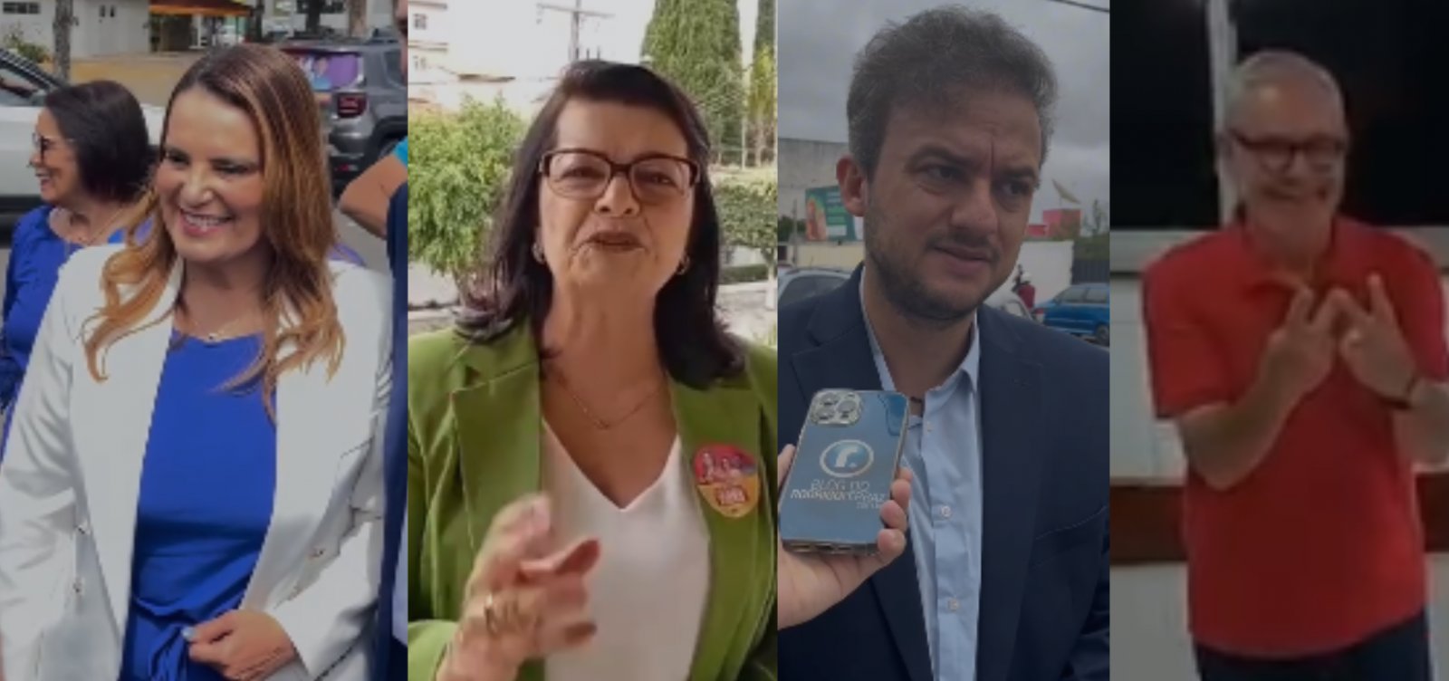 Confira o que cada candidato à prefeitura de Vitória da Conquista declarou neste domingo de eleições