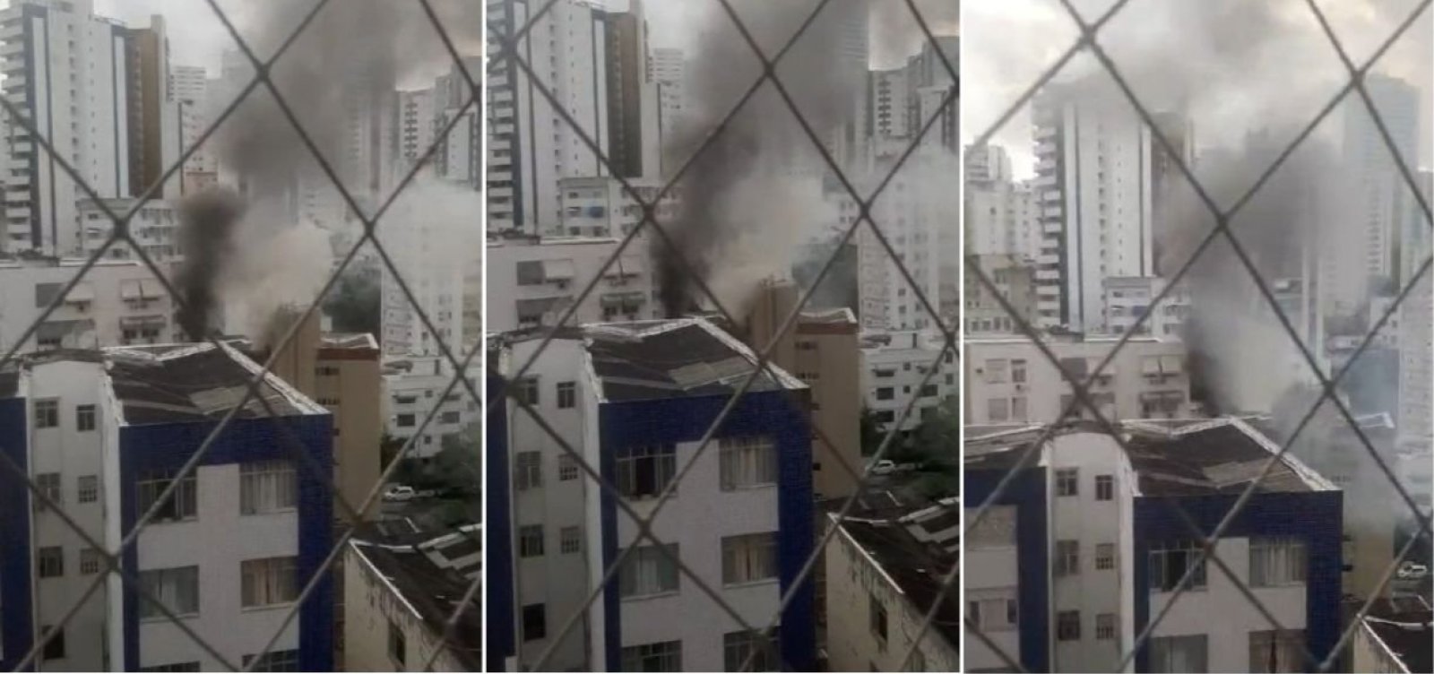 Incêndio atinge apartamento no bairro da Barra nesta quinta-feira