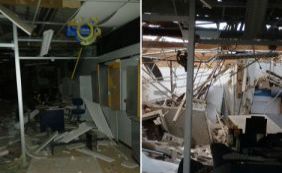 Bandidos explodem cofres de banco e furam pneus de viatura na Chapada Diamantina