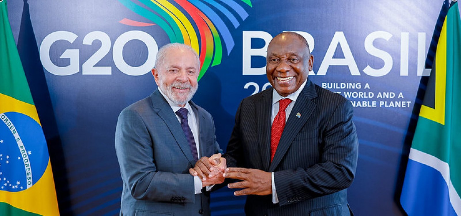 Lula e o presidente da África do Sul  se encontram no Rio após encontro ter sido adiado 