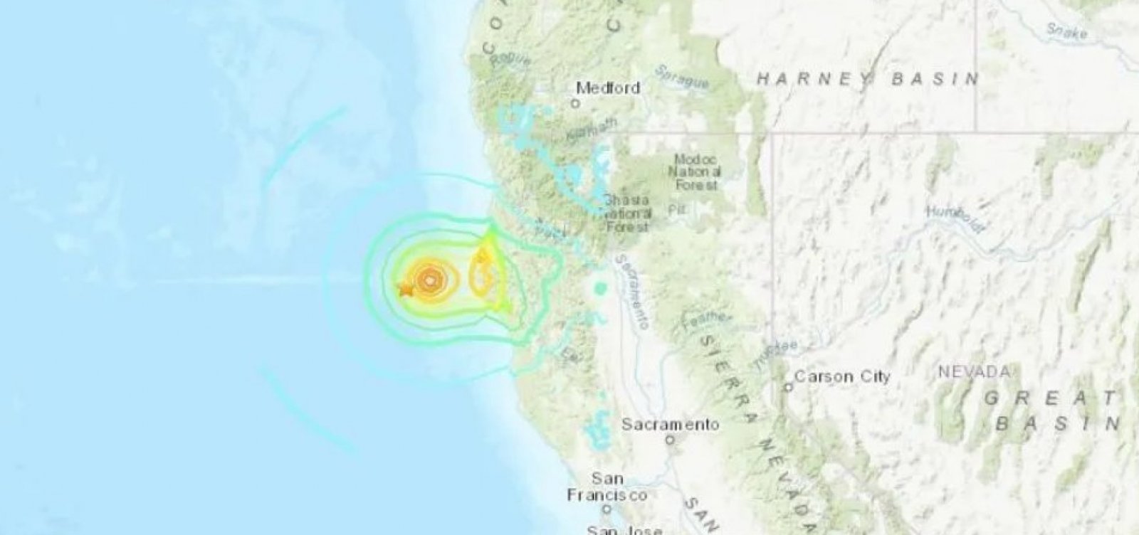 Terremoto de magnitude 7 atinge Califórnia e gera alerta de tsunami