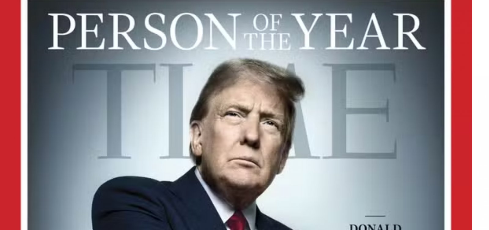 Donald Trump é eleito “Pessoa do Ano” pela revista Time