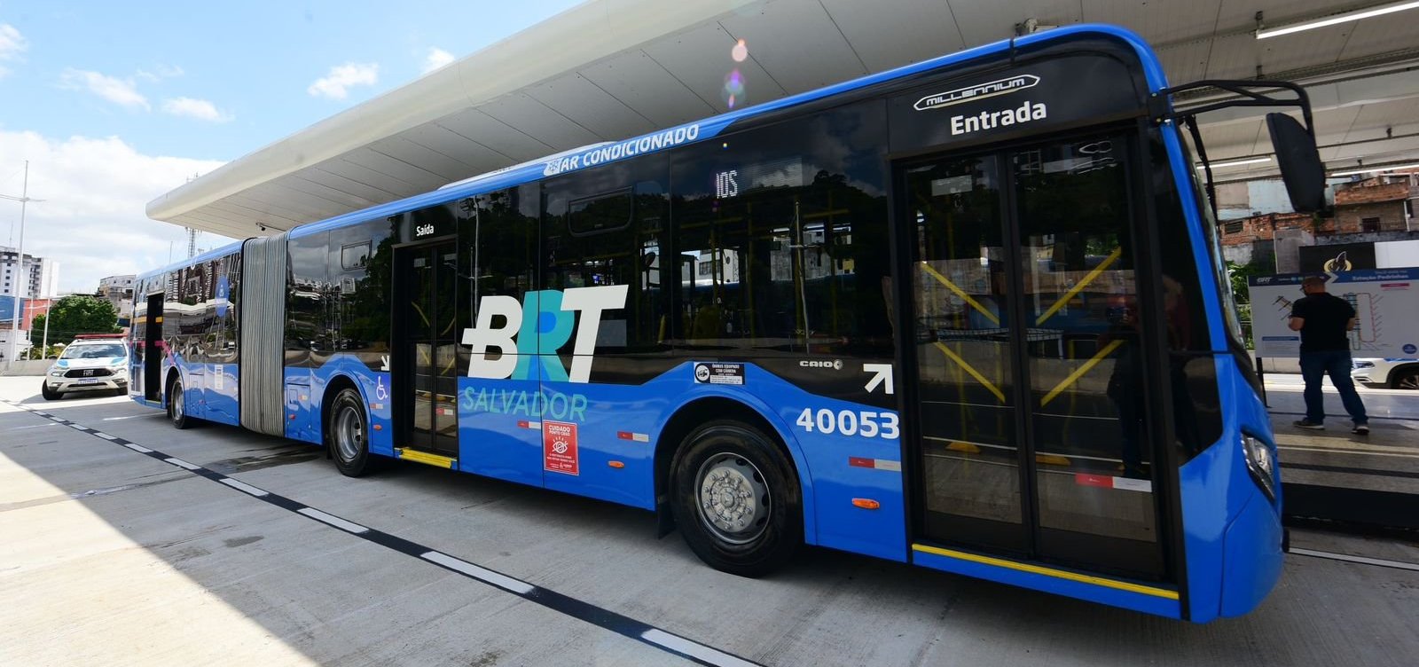 BRT de Salvador inicia operação de ônibus articulados com capacidade para 150 passageiros