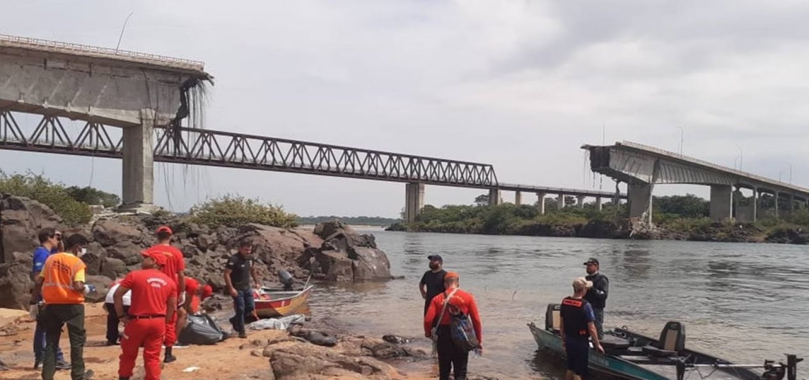 Marinha confirma 12ª morte em desabamento de ponte entre Maranhão e Tocantins