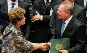Dilma recebe Renan em reunião no Palácio do Planalto