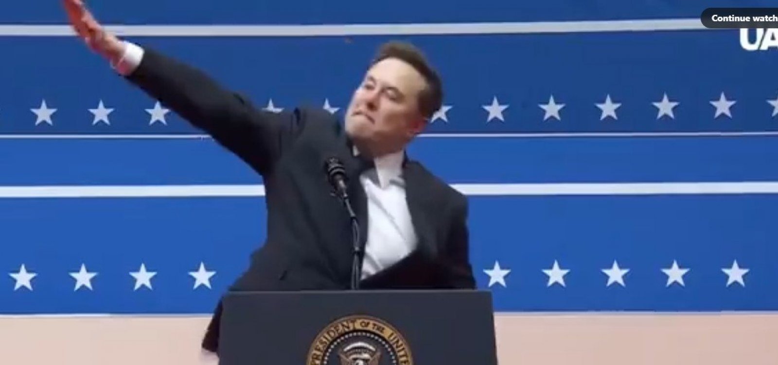 Gesto de Elon Musk durante discurso gera discussões nas redes sociais