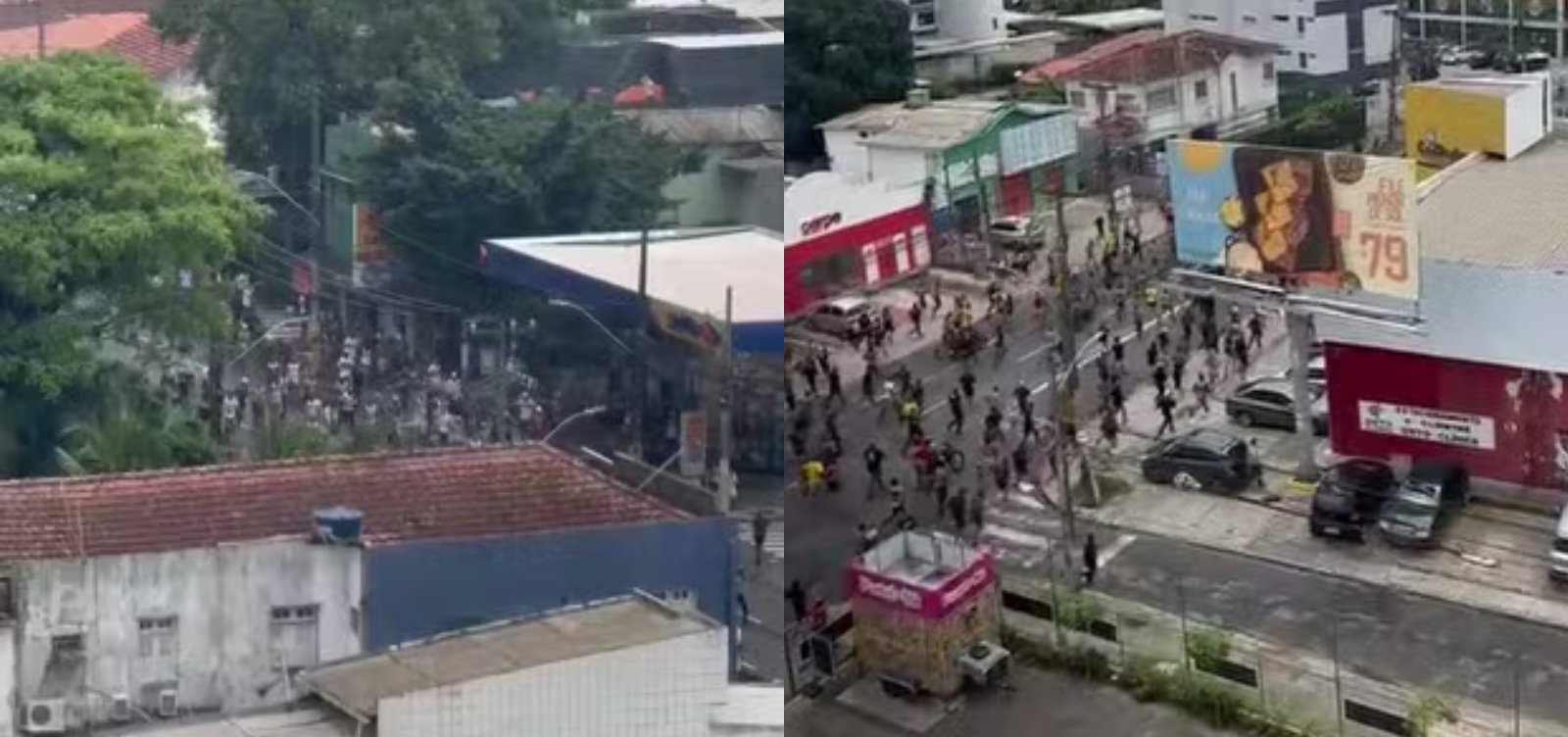 Brigas entre torcedores causam caos no Recife antes de clássico Santa Cruz x Sport