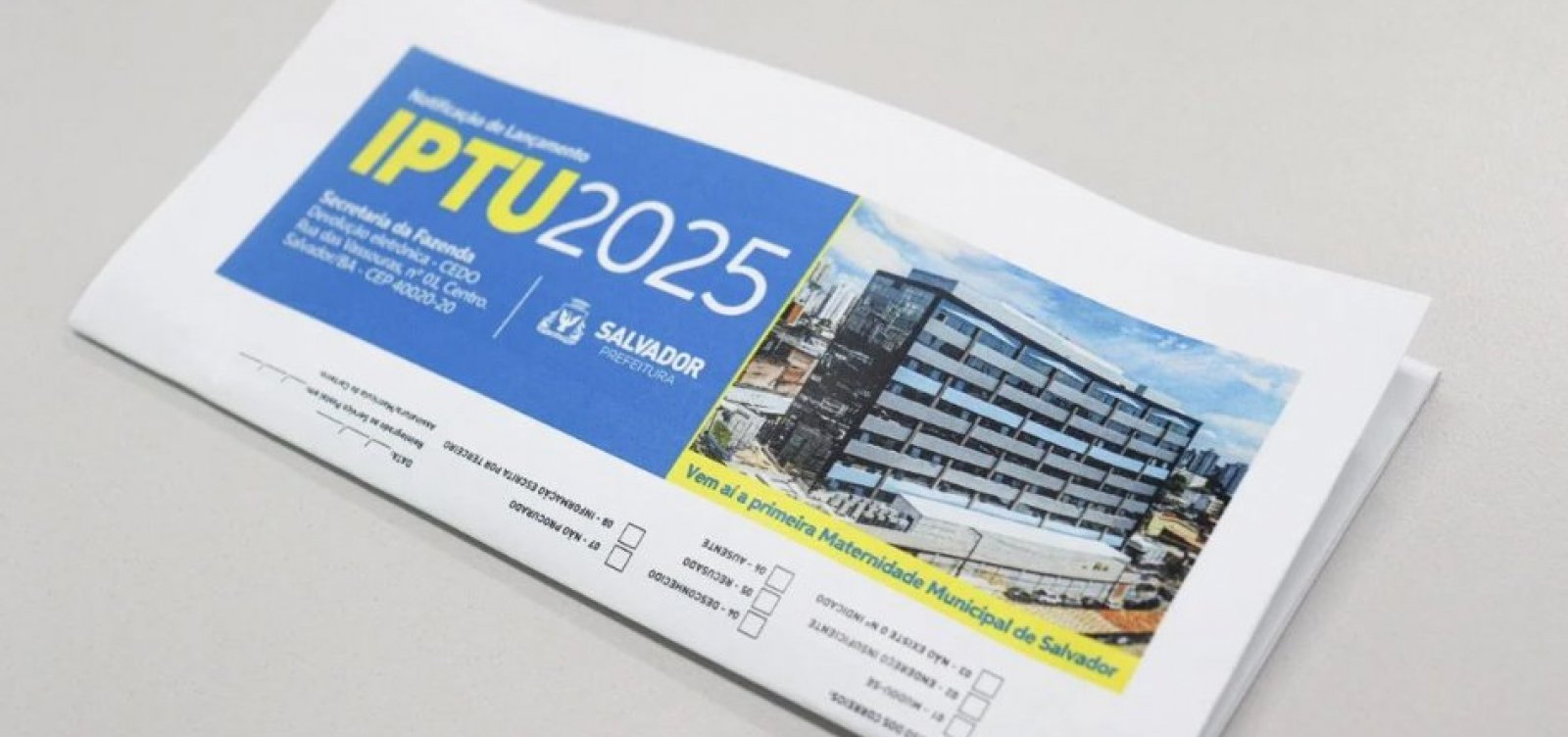 IPTU Salvador: contribuintes têm até esta quarta para quitar cota da primeira parcela