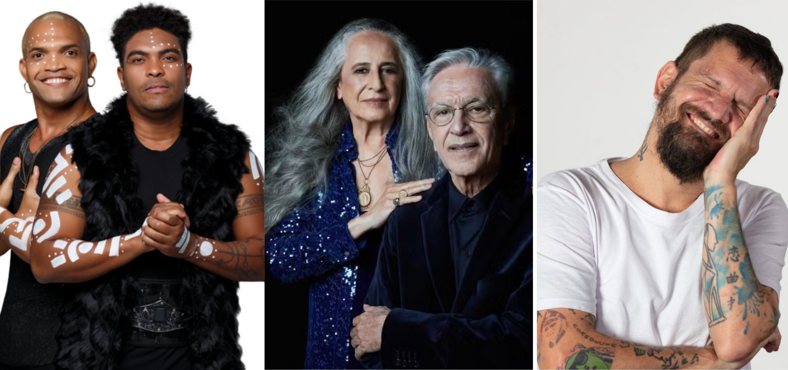 Timbalada, Caetano & Bethânia e Saulo; confira agenda cultural do fim de semana