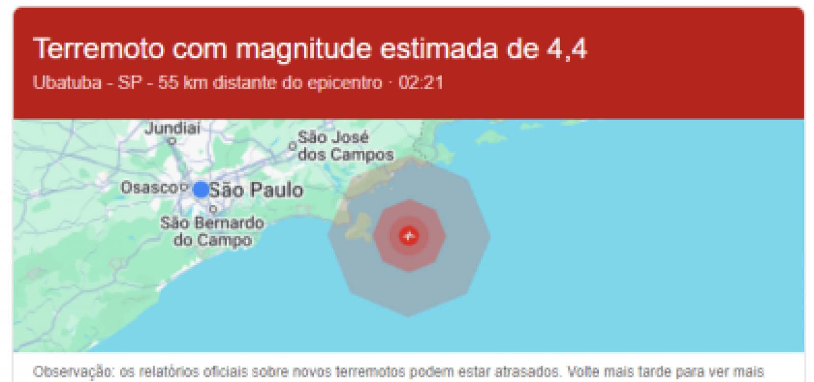 Após falso alerta de terremoto, Google pede desculpa aos usuários 