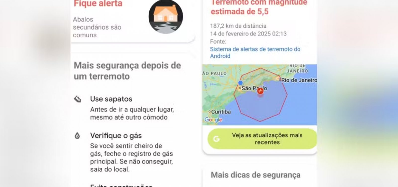 Anatel vai investigar envio de alarme falso de terremoto para dispositivos Android