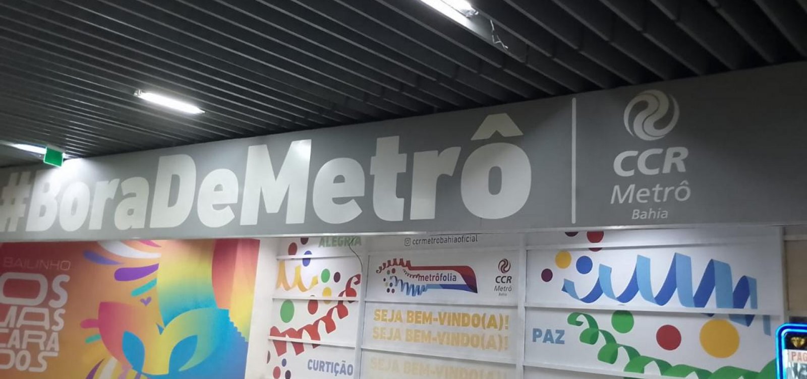 Recorde: Metrô de Salvador registra mais de 2 milhões de passageiros durante Carnaval 2025