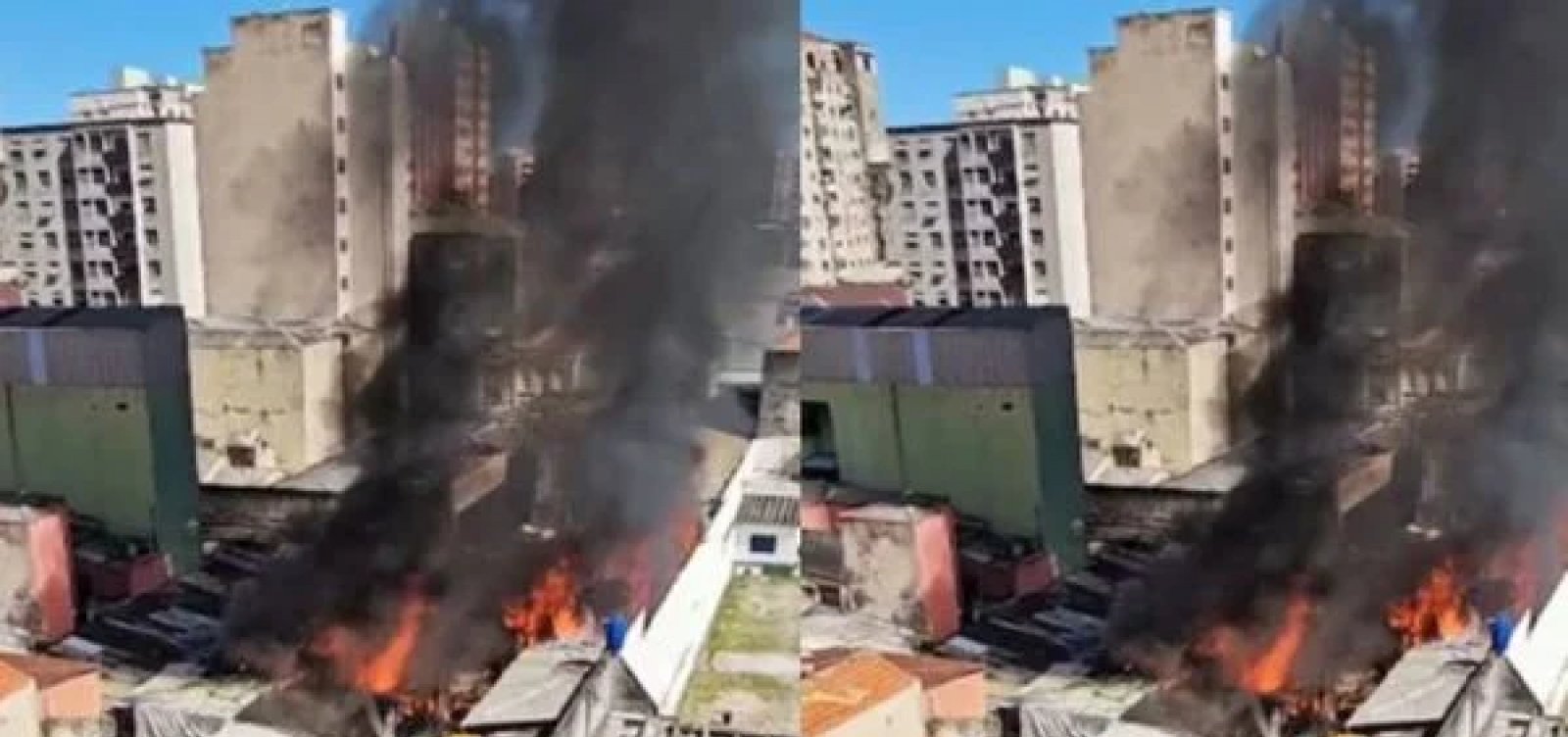 Incêndio atinge comunidade na Cracolândia, em São Paulo, e deixa desabrigados