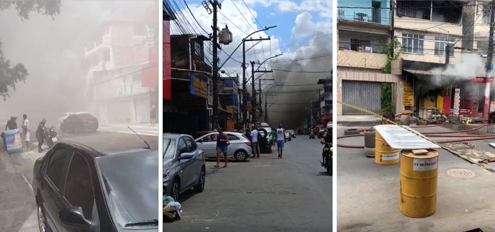 Incêndio atinge fábrica de estofados no bairro do Uruguai