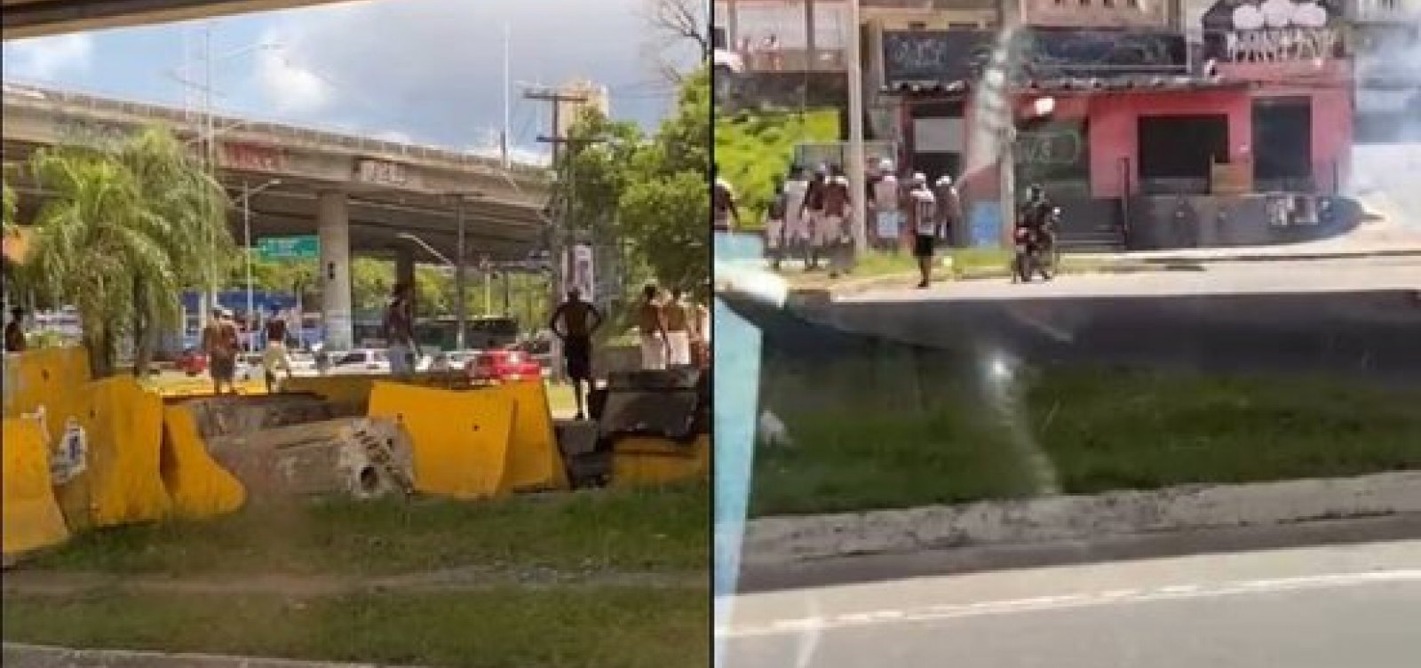 Torcida do Vitória se envolve em confusão antes do clássico contra o Bahia