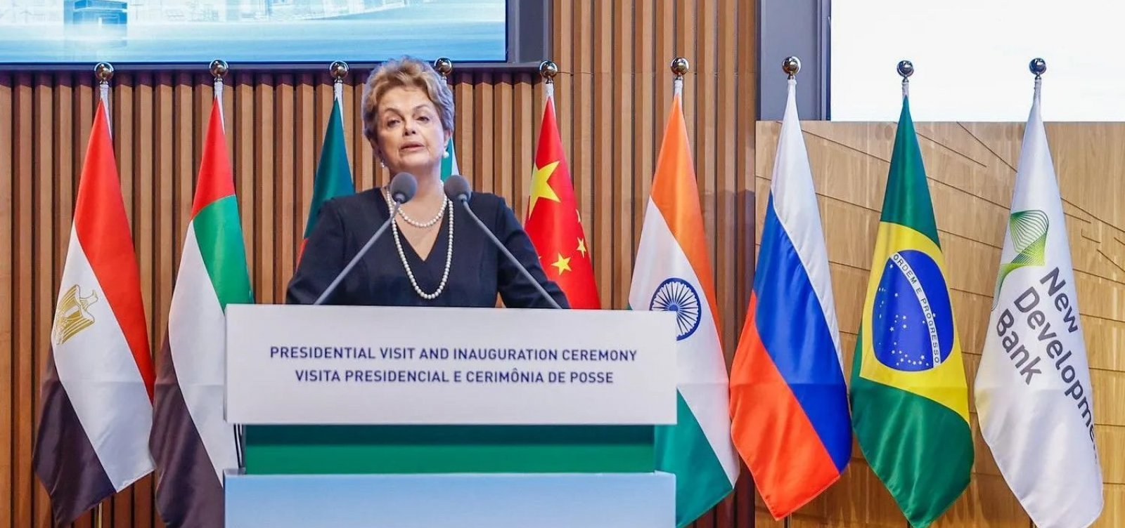 Dilma Rousseff é reeleita presidente do banco do Brics 