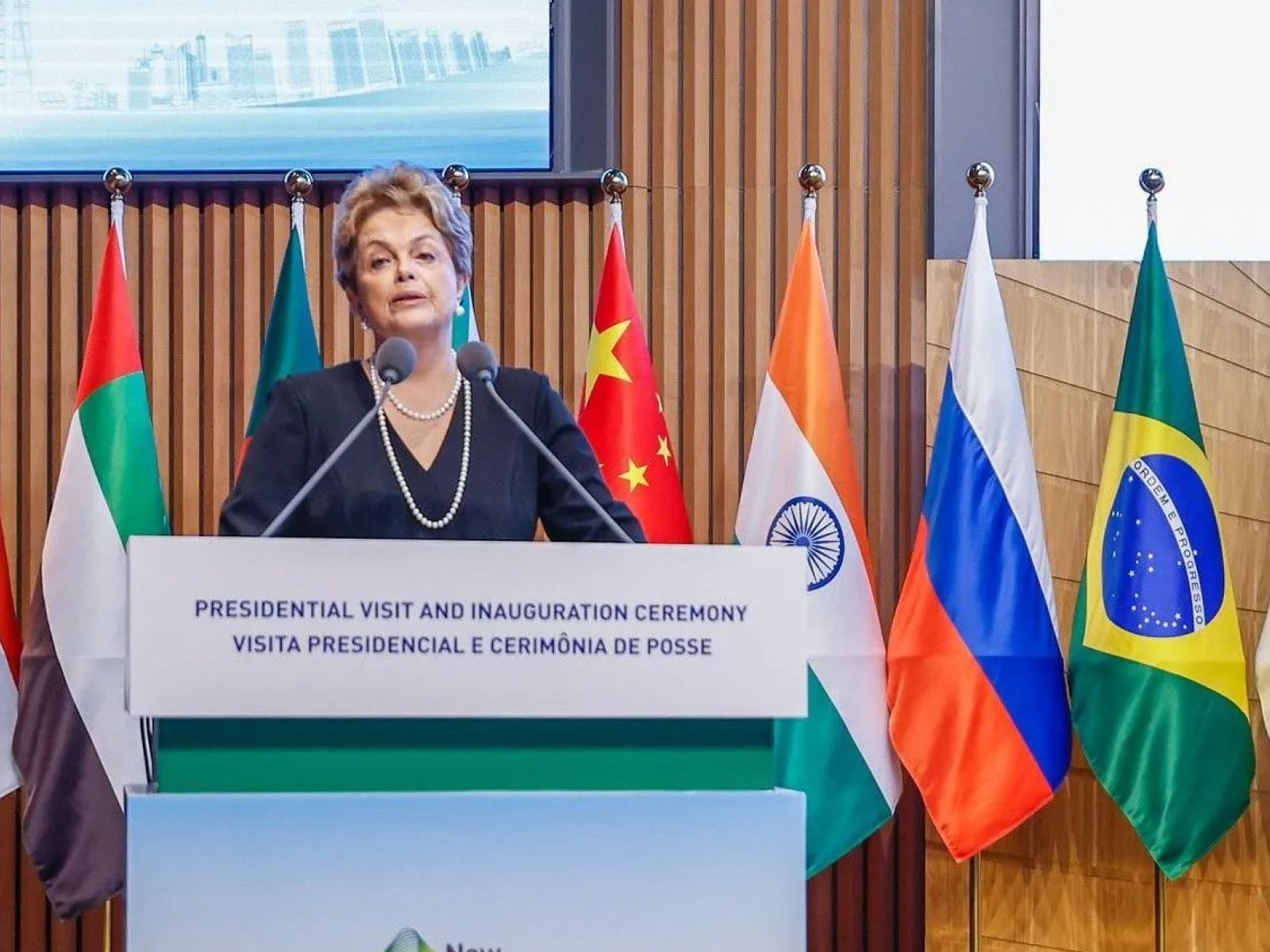 Dilma Rousseff é reeleita presidente do banco do Brics 