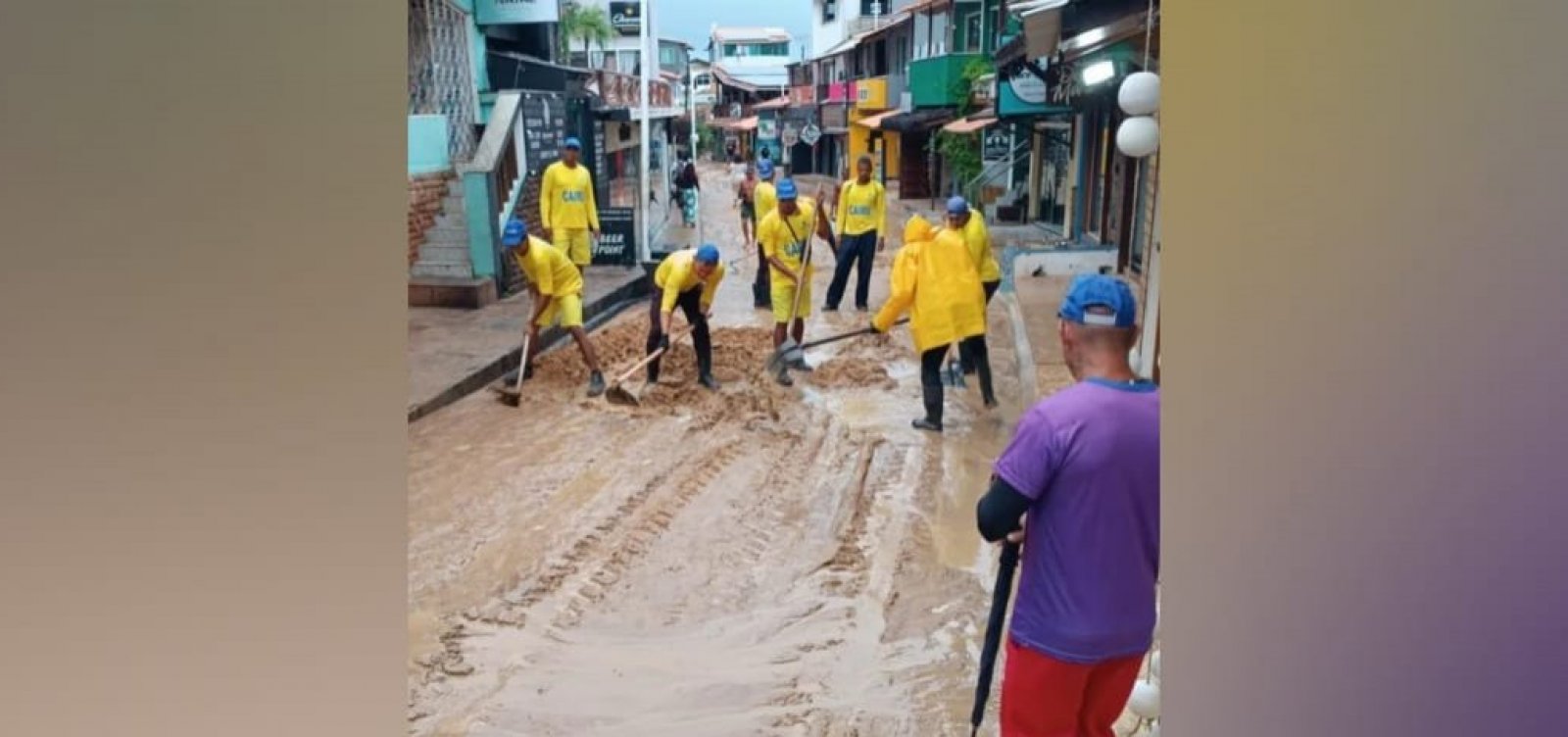 Chuvas causam alagamentos e deslizamentos em Morro de São Paulo e região